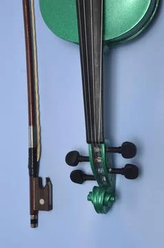Musical instrument violin. Tool elements Stock Photos