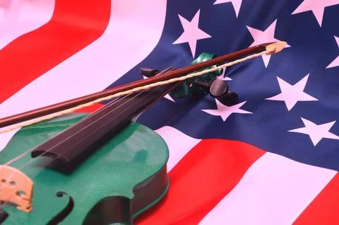 Musical instrument violin. Tool elements Stockfoto's