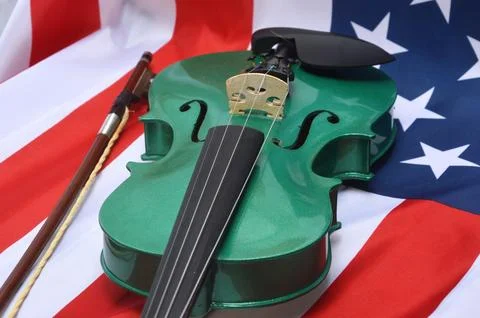 Musical instrument violin. Tool elements Foto stock