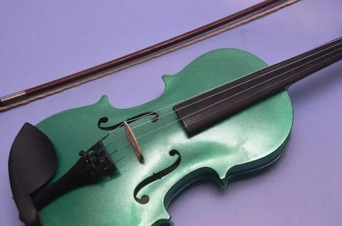 Musical instrument violin. Tool elements Foto stock