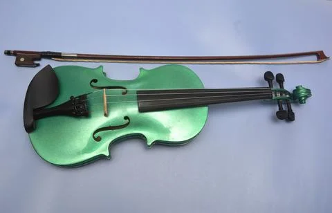 Musical instrument violin. Tool elements Stock Photos