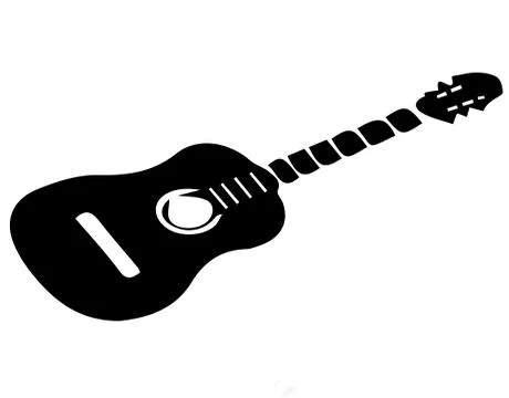 Musical instrument on white background Stock Illustration