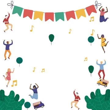 Musical Instruments Arrangement 스톡 일러스트