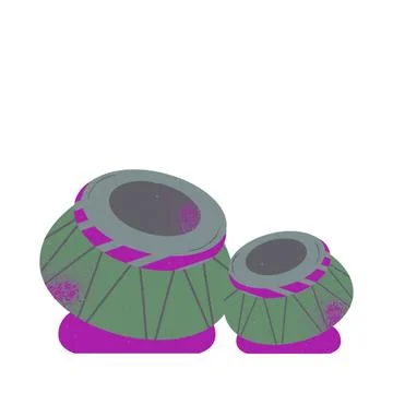 Musical instruments cartoon character illustrator images Stock Illustration