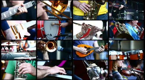 Musical instruments Stock Footage 23117628