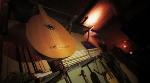 Musical instruments Stock Footage 34530032
