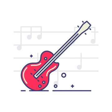 Musical instruments icons Stock Illustration