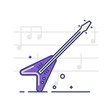Musical instruments icons Stock Illustration