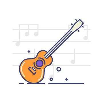 Musical instruments icons Stock Illustration