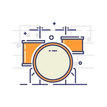 Musical instruments icons Stock Illustration