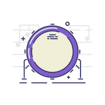 Musical instruments icons Stock Illustration