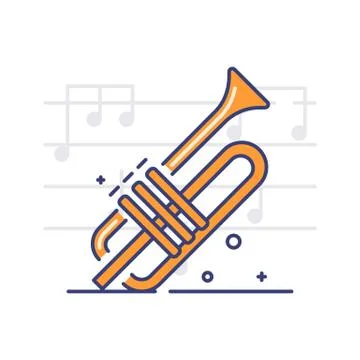 Musical instruments icons Stock Illustration