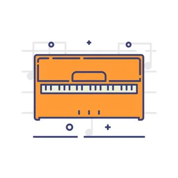 Musical instruments icons Stock Illustration