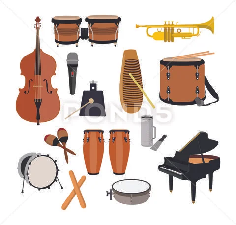 Musical Instruments イラスト素材