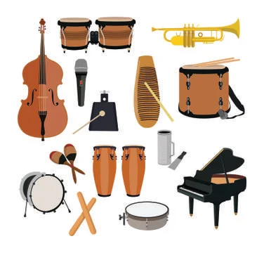 Musical Instruments Stock Illustration