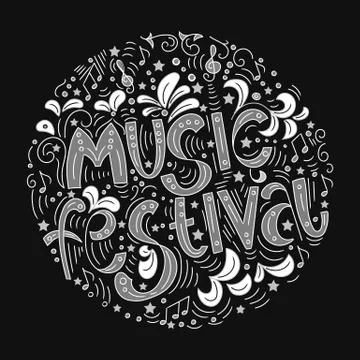 Musical instruments illustration. Colorful vector background with abstract Stock Illustration