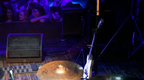 Musical instruments on stage Видео 2873316