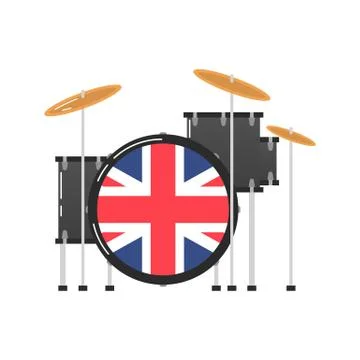 Musical instruments topic. Stock Illustration