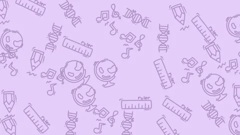 Musical Mayhem - A Whimsical Animation of Instruments and Characters. Stock Footage 321852193