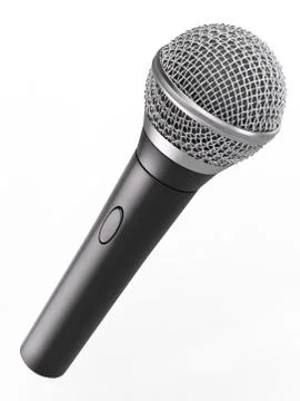 Musical microphone Stock Illustration