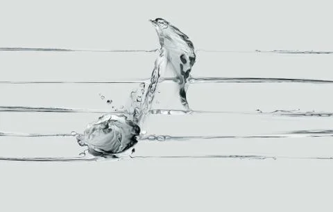 Musical Note and Lines Stock Illustration