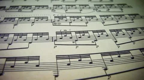 Musical Note Stock Footage 12128689