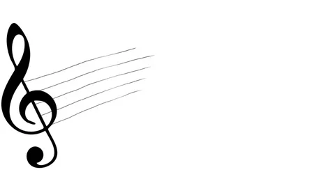 Musical note Stock Footage 86413861