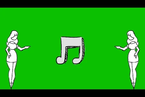 Musical Note - Hand-Drawn Animation - wo... | Stock Video | Pond5