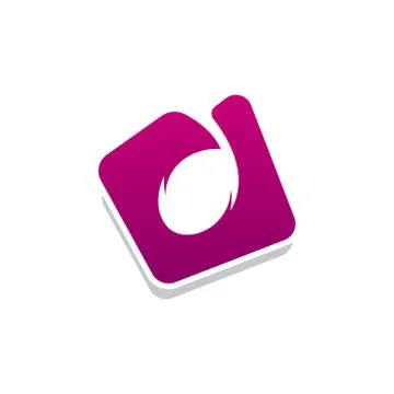 Musical note icon with negative space Illustrazione stock