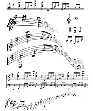 Musical note Stock-Illustration