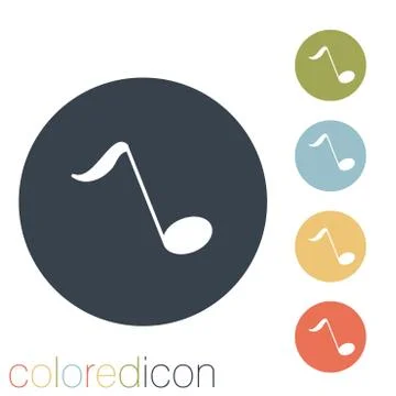 Musical note. Stock Illustration