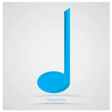 Musical note Stock Illustration