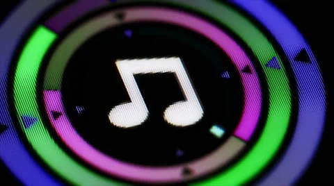 Musical note. Looping. Stock Footage 61445930