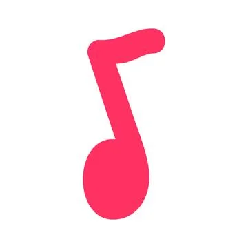 Musical Note Sounding Spring Nature Icon Stock Illustration