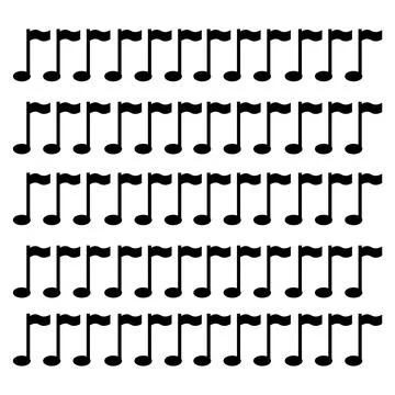 Musical notes background backdrop texture Illustrazione stock