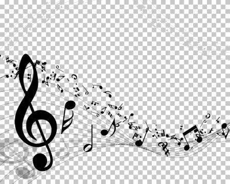 Musical Notes Background Stock Illustration