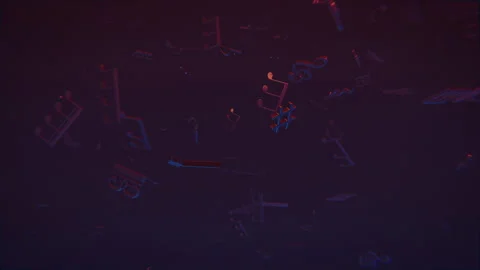 Musical Notes Background Loop Stock Footage 245709755