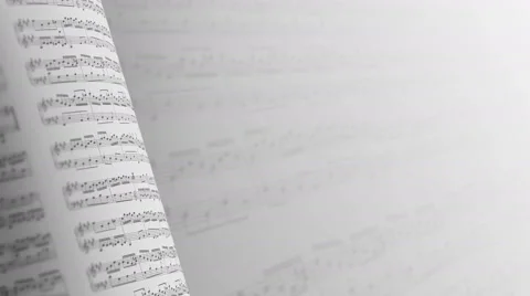 Musical notes composition background in gray, LOOP. Stock Footage 62471560