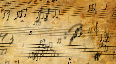 Musical Notes Stock Footage 949152