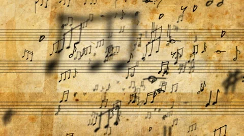 Musical Notes 스톡 동영상 2924005