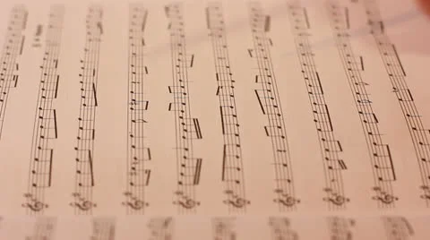 Musical notes Stock Footage 22479330