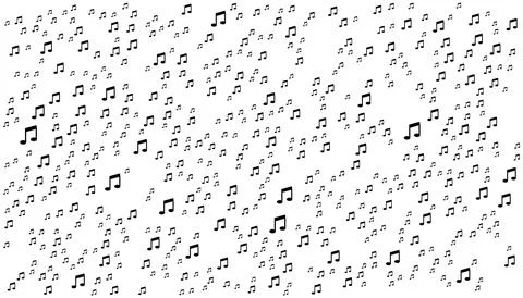 Musical notes icon, melody icon, tune icon song symbol illustration. Stock Illustration