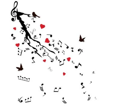 Musical Notes Stock-Illustration