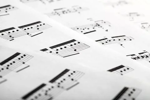 Musical notes Stock Photos