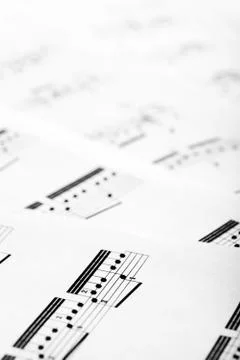 Musical notes Stock Photos