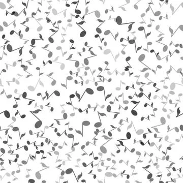 Musical Notes Seamless Pattern Illustrazione stock