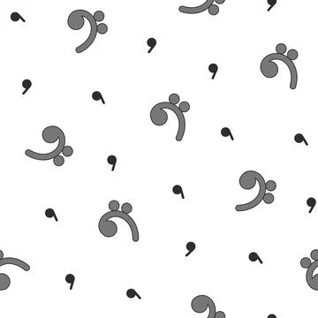 Musical notes. Seamless pattern. 스톡 일러스트