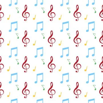Musical Pattern design. Musical pattern. Music seamless pattern Stock Illustration
