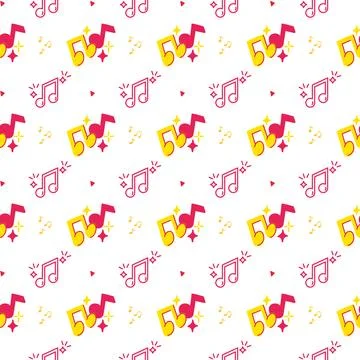 Musical Pattern design. Musical pattern. Music seamless pattern Stock Illustration