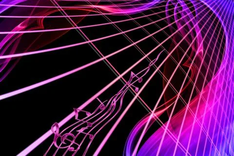 Musical pattern Stock Illustration